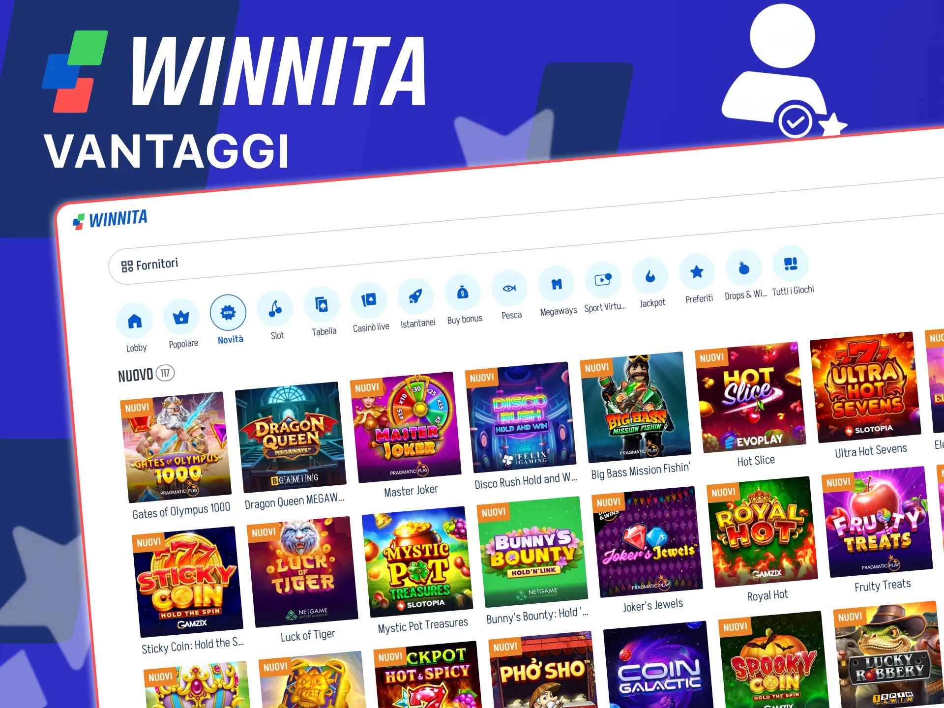 Scopri i principali vantaggi di un account verificato su Winnita per scommesse online.